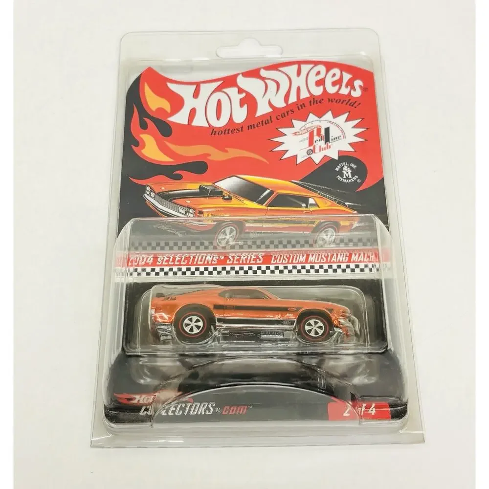 Hot Wheels 2004 RLC sElections Custom Mustang Mach 1 Orange 4239/10385 Protector